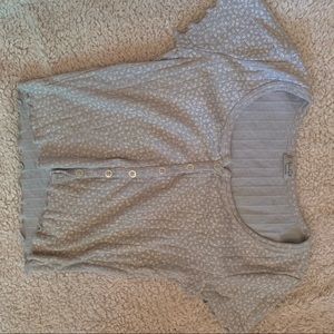 Brandy Melville Floral Zelly Top